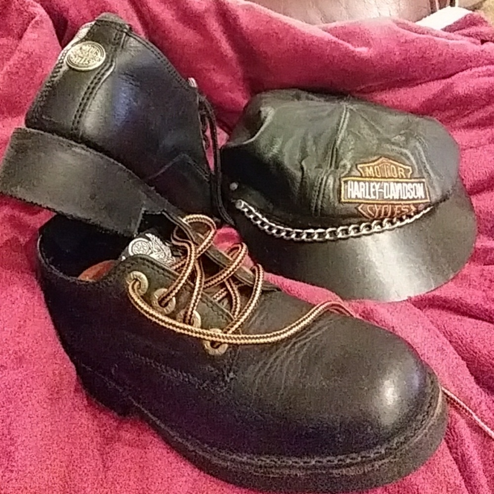 Harley Davidson Leather Riding Shoes